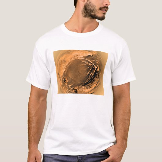 Uitzicht visogen van Titan's oppervlak T-shirt (Voorkant)