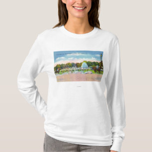 Uitzicht voor afwerking van het spoor Saratoga Rac T-shirt