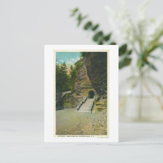 Uitzicht voor amfitheateringang briefkaart (Staand voorkant)