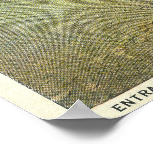 Uitzicht voor amfitheateringang poster (Hoek)