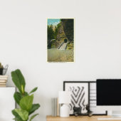 Uitzicht voor amfitheateringang poster (Thuiskantoor)