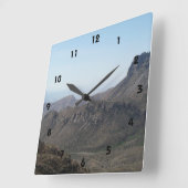 Uitzicht voor Big Bend Mountain Vierkante Klok (Hoek)