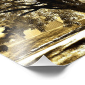 Uitzicht voor boomkunst foto afdruk (Hoek)