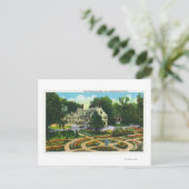 Uitzicht voor boommonument en botanische tuinen #  briefkaart (Staand voorkant)