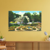 Uitzicht voor boommonument en botanische tuinen #  canvas afdruk (Insitu (Woonkamer))