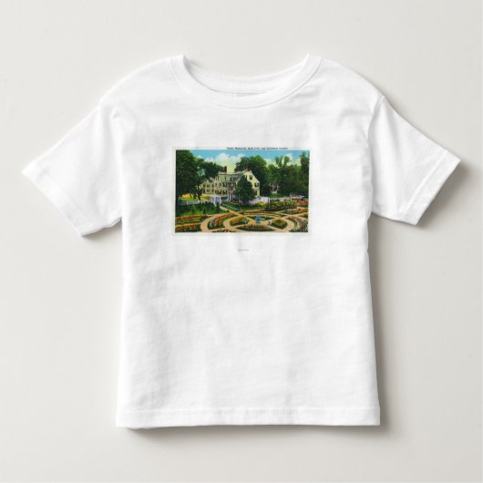 Uitzicht voor boommonument en botanische tuinen #  kinder shirts (Voorkant)