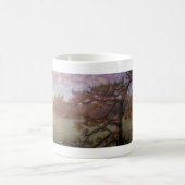 Uitzicht voor de misleiding koffiemok (Center)