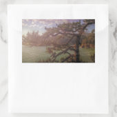 Uitzicht voor de misleiding rechthoekige sticker (Tas)