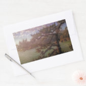 Uitzicht voor de misleiding rechthoekige sticker (Envelop)