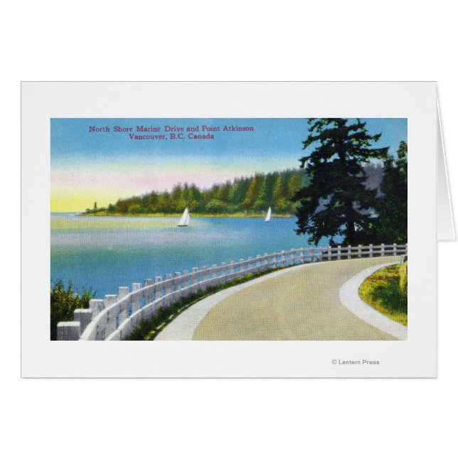 Uitzicht voor de Noordelijke Scheepvaart van Point (Voorkant Horizontaal)