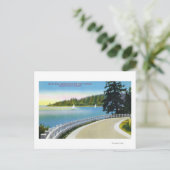 Uitzicht voor de Noordelijke Scheepvaart van Point Briefkaart (Staand voorkant)