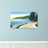 Uitzicht voor de Noordelijke Scheepvaart van Point Canvas Afdruk (Insitu (Houten vloer))