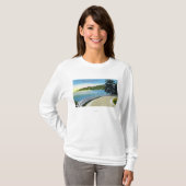 Uitzicht voor de Noordelijke Scheepvaart van Point T-shirt (Voorkant volledig)