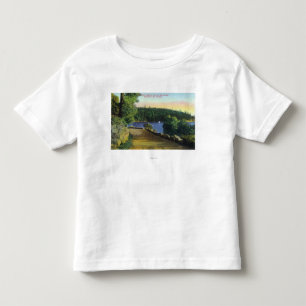 Uitzicht voor de Noordscheepvaart op de Garrow Bay Kinder Shirts