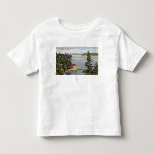 Uitzicht voor de Noordzee-ontsrift van Lions Gate Kinder Shirts