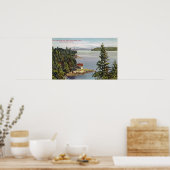 Uitzicht voor de Noordzee-ontsrift van Lions Gate Poster (Keuken)