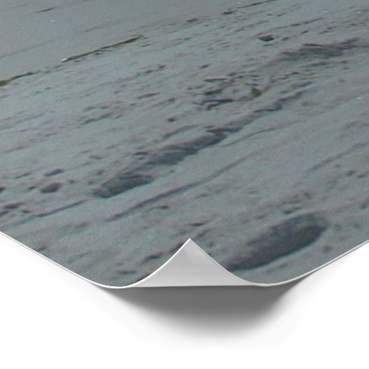 Uitzicht voor de Stille Oceaan Poster (Hoek)