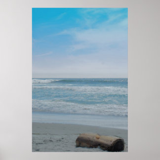 Uitzicht voor de Stille Oceaan Poster