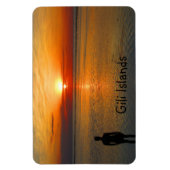uitzicht voor de zonsondergang van gili - eilanden magneet (Verticaal)