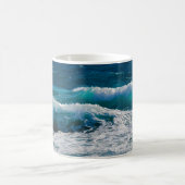 Uitzicht voor het breken van oceaangolven koffiemok (Center)
