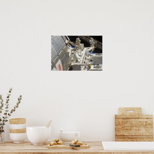 Uitzicht voor het sluiten van onderdelen poster (Keuken)