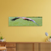 Uitzicht voor vogelogen boven panoramisch canvas afdruk (Insitu (Woonkamer))