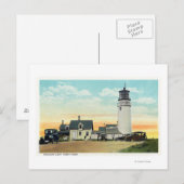 Uitzicht vuurtoren van het noorden van Truro Highl Briefkaart (Voorkant / Achterkant)