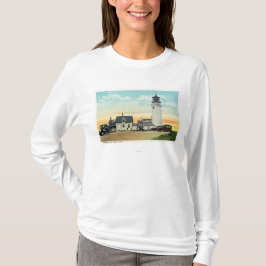 Uitzicht vuurtoren van het noorden van Truro Highl T-shirt (Voorkant)