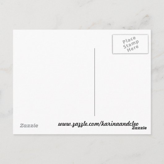 Uitzicht Warschau Briefkaart (Achterkant)