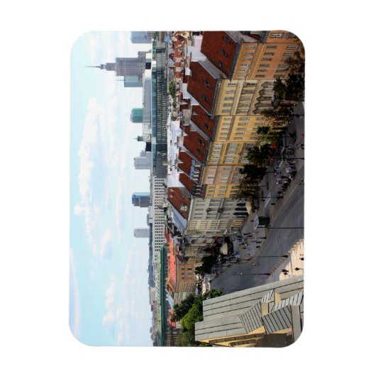 Uitzicht Warschau Magneet (Verticaal)