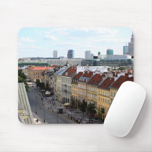 Uitzicht Warschau Muismat (Met muis)