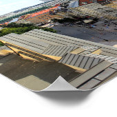 Uitzicht Warschau Poster (Hoek)