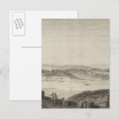 Uitzicht Washington in 1800 Briefkaart (Voorkant / Achterkant)