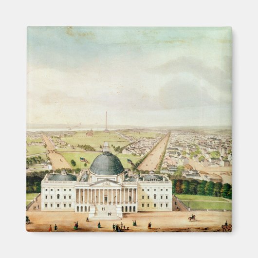 Uitzicht Washington Magneet (Voorkant)