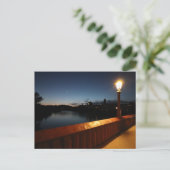 Uitzicht Wasserburg am Inn vanaf Rote Bruecke Briefkaart (Staand voorkant)