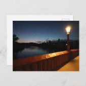 Uitzicht Wasserburg am Inn vanaf Rote Bruecke Briefkaart (Voorkant / Achterkant)