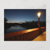 Uitzicht Wasserburg am Inn vanaf Rote Bruecke Briefkaart (Voorkant)