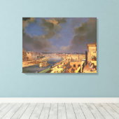 Uitzicht Wenen, 1819 (olie op doek) Canvas Afdruk (Insitu (Houten vloer))