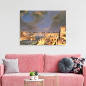 Uitzicht Wenen, 1819 (olie op doek) Canvas Afdruk (Insitu (Woonkamer))