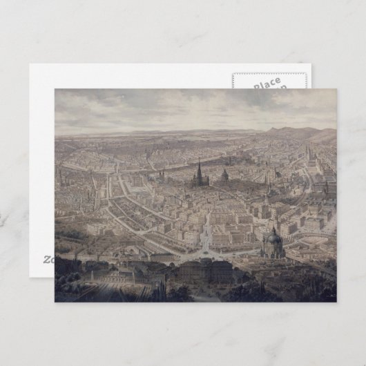 Uitzicht Wenen, c.1860 Briefkaart (Voorkant / Achterkant)