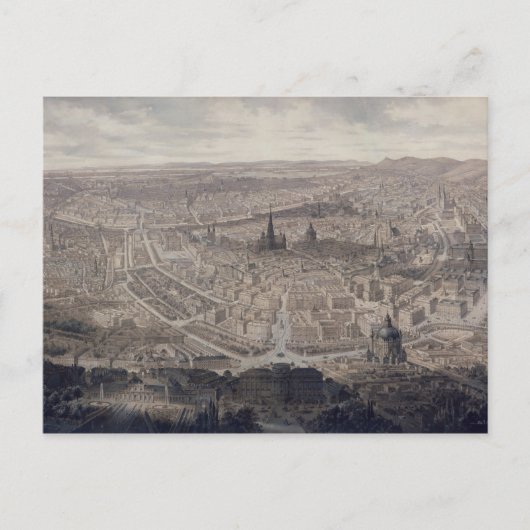 Uitzicht Wenen, c.1860 Briefkaart (Voorkant)