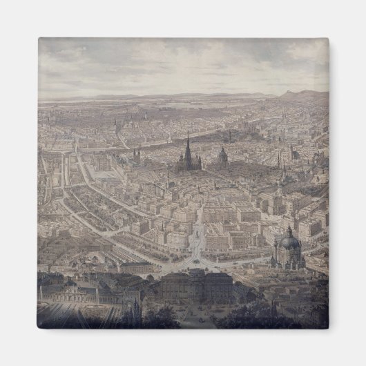 Uitzicht Wenen, c.1860 Magneet (Voorkant)