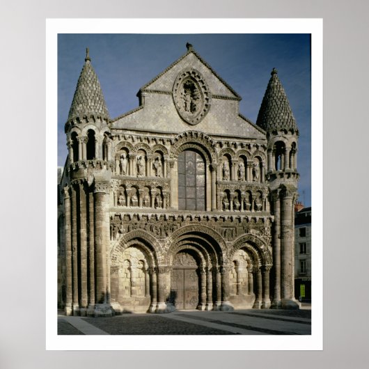 Uitzicht West Front (foto) Poster (Voorkant)