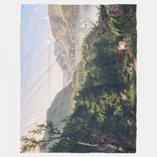 Uitzicht WEST-PUNT Fleece Deken (Voorkant)