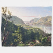 Uitzicht WEST-PUNT Fleece Deken (Voorkant (Horizontaal))