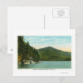 Uitzicht Whiteface Mountain van Moose Island Briefkaart (Voorkant / Achterkant)