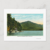 Uitzicht Whiteface Mountain van Moose Island Briefkaart (Voorkant)