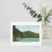 Uitzicht Whiteface Mountain van Moose Island Briefkaart (Staand voorkant)