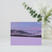 Uitzicht Winter Tatras uit Pieniny Briefkaart (Staand voorkant)