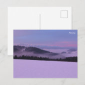 Uitzicht Winter Tatras uit Pieniny Briefkaart (Voorkant / Achterkant)